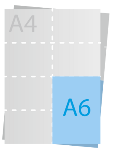 A6-flyers, tweezijdig full colour