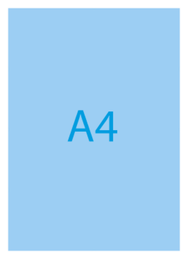 A4-flyers, eenzijdig full colour