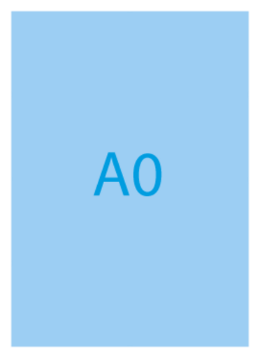 A0-posters, eenzijdig full colour